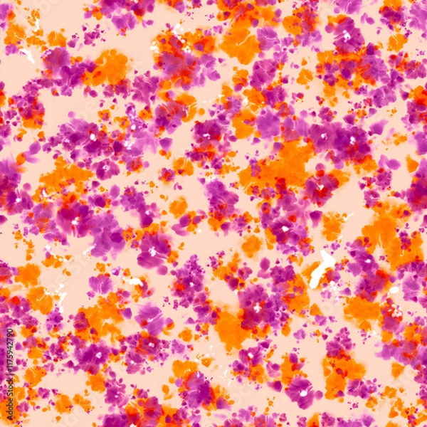 Fototapeta abstract seamless pattern with colorful spots