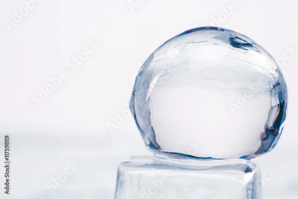 Obraz Ice cubes and balls