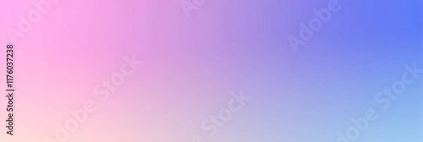 Fototapeta Color gradient background, abstract pastel rainbow. Light pink blue peach purple color gradation, pink noise texture blur perfect for dynamic and creative backgrounds