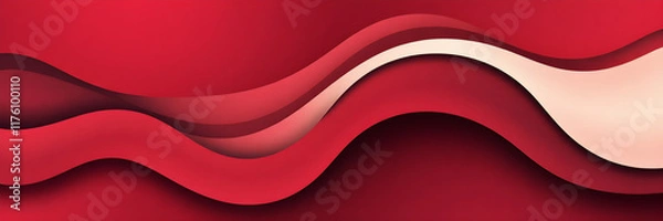 Obraz Abstract waves with matte textures creating an elegant product-friendly design