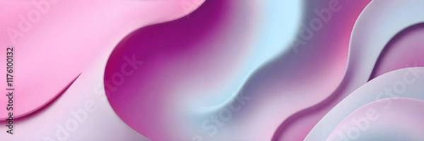 Obraz Abstract waves with matte textures creating an elegant product-friendly design