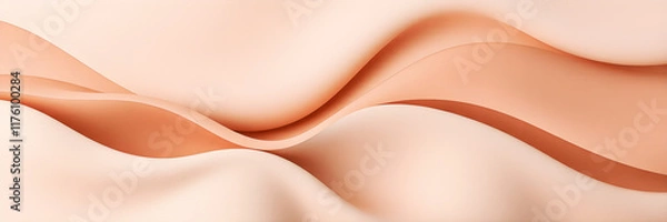 Obraz Abstract waves with matte textures creating an elegant product-friendly design