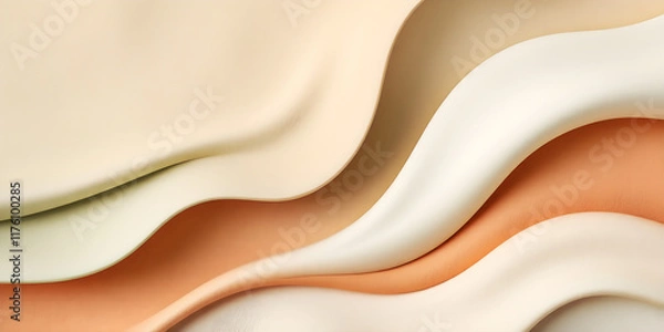 Obraz Abstract waves with matte textures creating an elegant product-friendly design