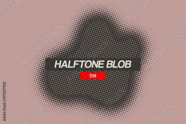Fototapeta Halftone Blob - MPS - 014