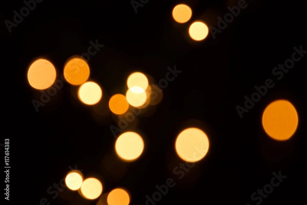 Obraz blurred xmas lights