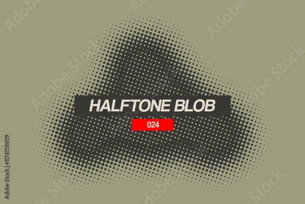 Fototapeta Halftone Blob - MPS - 024