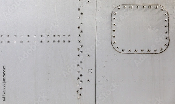 Fototapeta Aircraft metal cladding