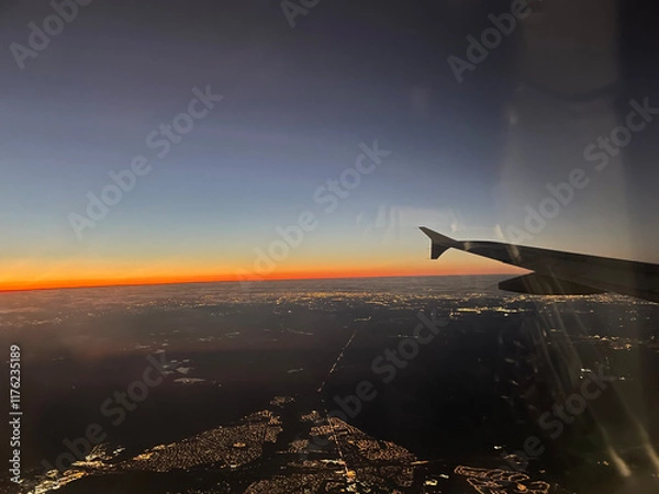 Obraz airplane in the sky