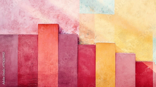 Fototapeta Harmonious colors matching the theme: soft pastels, bold contrasts, or neutral tones. 