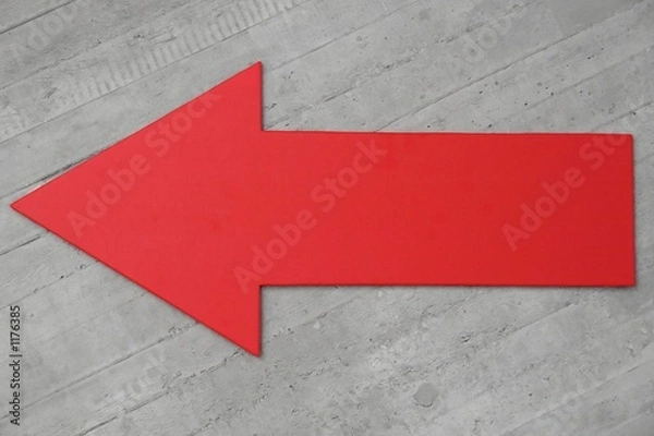 Obraz roter pfeil