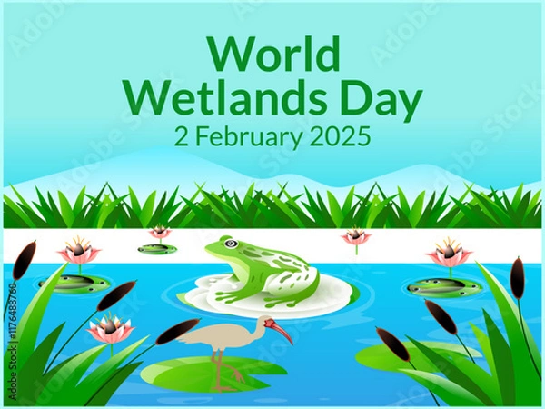 Fototapeta Wetlands Wonder Inspiring Visual Concepts for World Wetlands Day