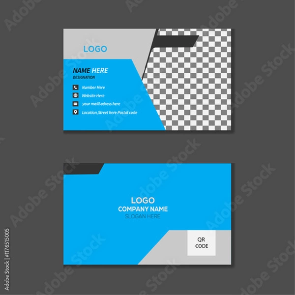 Fototapeta Corporate business card template design