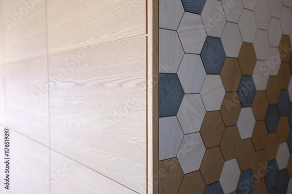 Obraz veneer, a texture for furniture in interior design for the production of beautiful products
