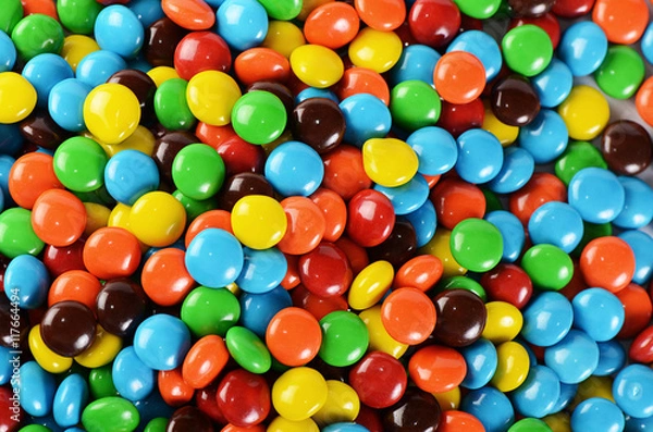 Obraz Colorful chocolate candies