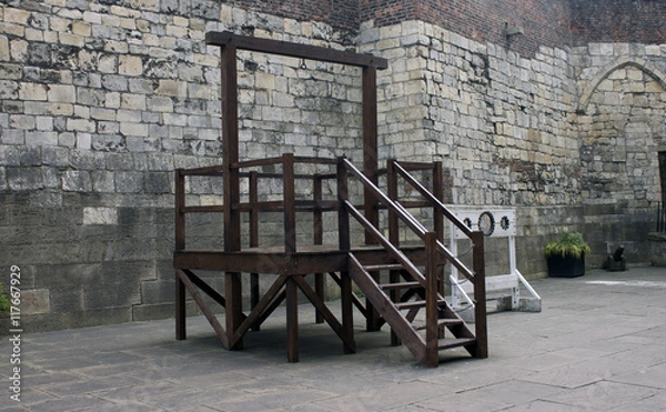 Fototapeta Old Hanging Gallows