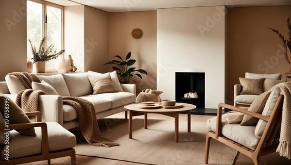 Fototapeta modern living room