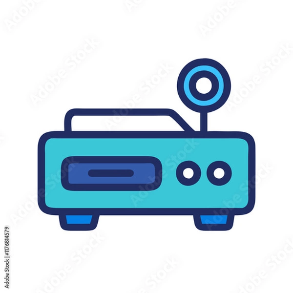 Obraz set top box icon design