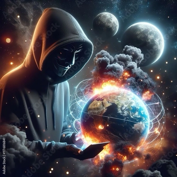 Fototapeta Video editing studio setup