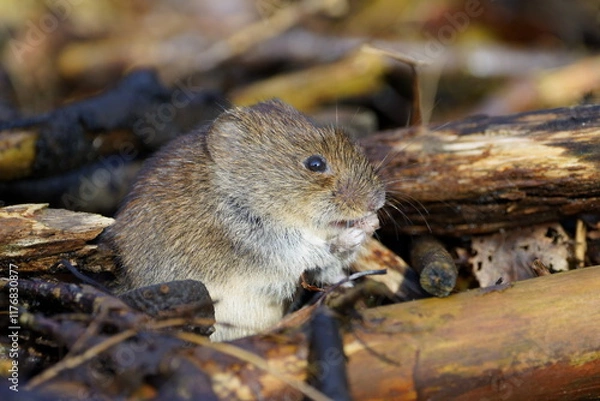 Fototapeta vole in action