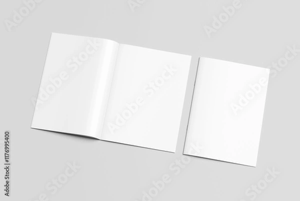 Obraz Blank A4 Catalog Brochure Mockup