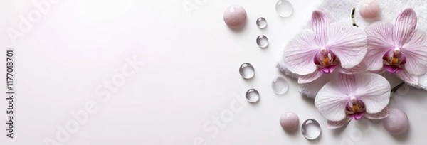 Obraz white orchid flower