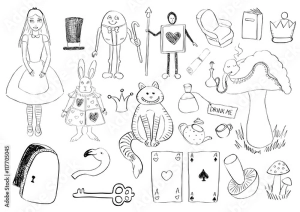 Obraz Alice Set