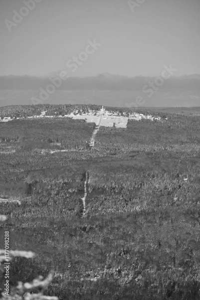 Fototapeta Parc Appalaches 24 Décembre Au 2 Janvier 2025 N&B