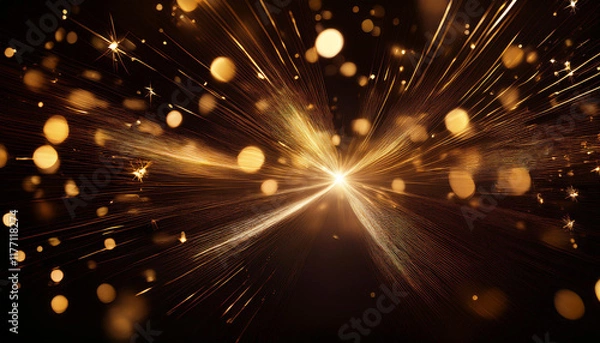 Fototapeta gold spark on background