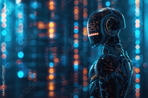 Fototapeta Robots and Smart Systems: Simplifying Life in the Future