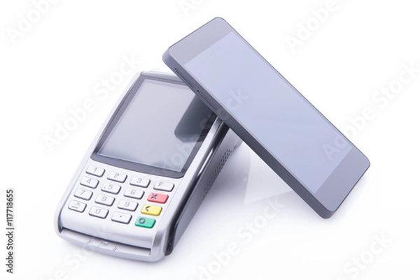 Obraz Smartphone on a POS