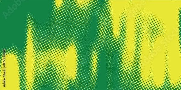 Obraz Abstract dots halftone brown color pattern gradient texture background.