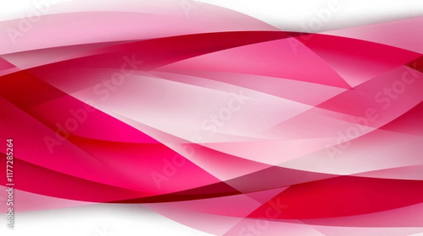 Fototapeta Abstract pink and red wave pattern background