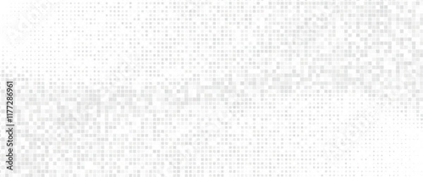 Fototapeta Abstract halftone wave dotted background. Futuristic twisted grunge pattern, dot, circles. Vector modern optical pop art texture for posters, business cards, cover, labels mock-up, stickers layout