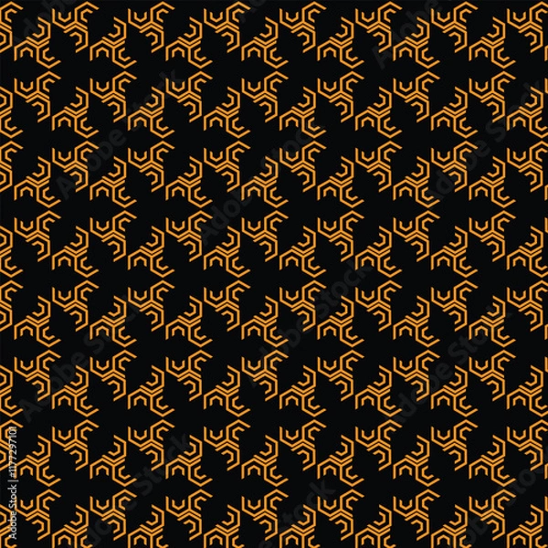 Obraz Flower geometric pattern. Seamless vector background. White and gray ornament