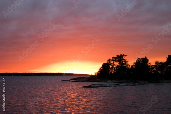 Obraz swedish sunset