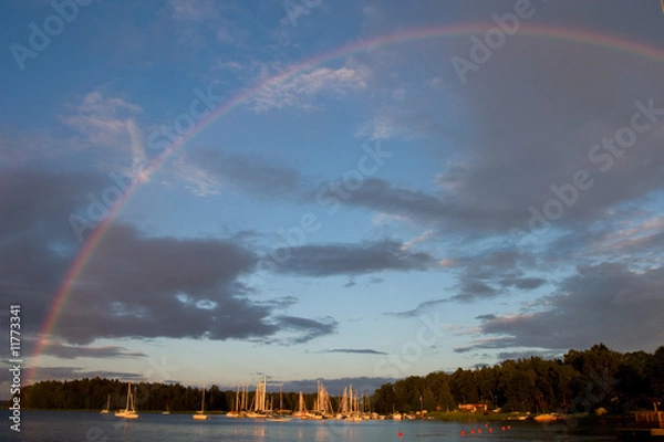Obraz evening rainbow