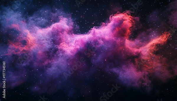 Fototapeta Stunning Digital Artwork of a Nebula in High Resolution