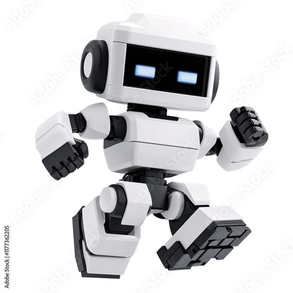 Obraz White robot figurine