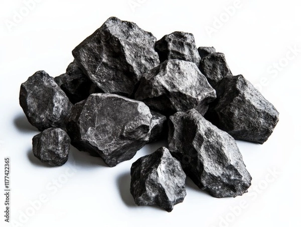 Obraz pile of gray rocks