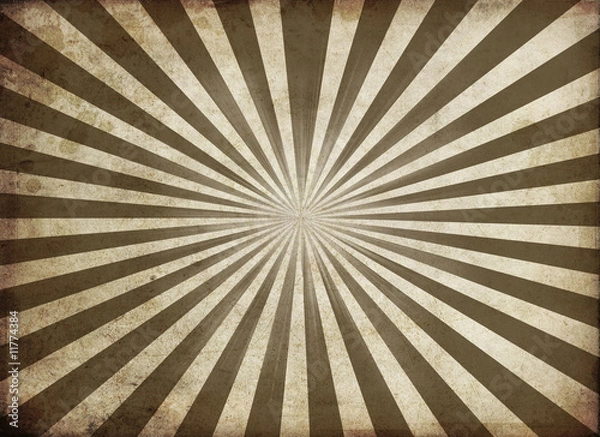 Obraz grunge ray design on old paper background
