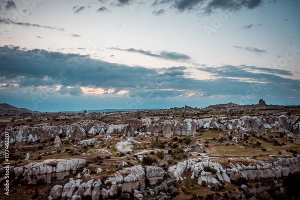 Fototapeta Scenic View of Cappadocia's Rock Formations