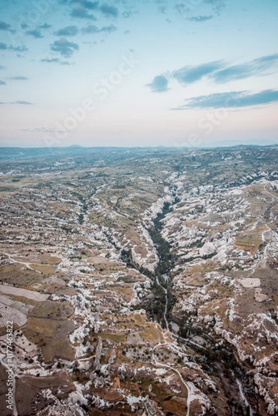 Fototapeta Scenic View of Cappadocia's Rock Formations