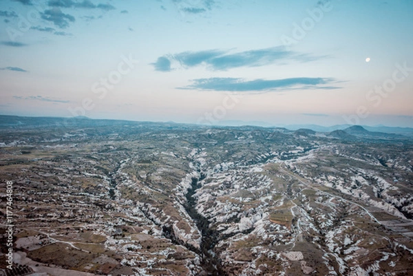 Fototapeta Scenic View of Cappadocia's Rock Formations