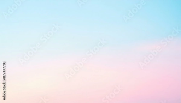 Fototapeta Abstract clear Pastel rainbow gradient. Blurred light fuzz colorful gradient background. 