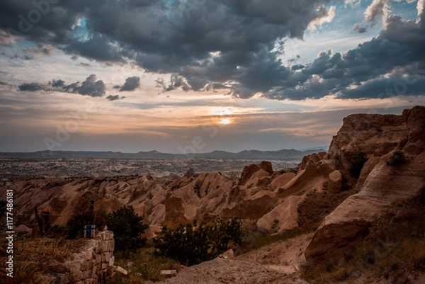 Fototapeta Fairy Chimneys in Cappadocia