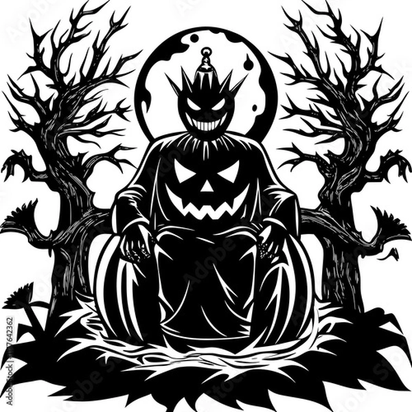 Fototapeta Halloween Collection of Happy Halloween