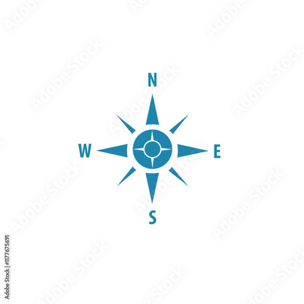 Fototapeta Compass icon