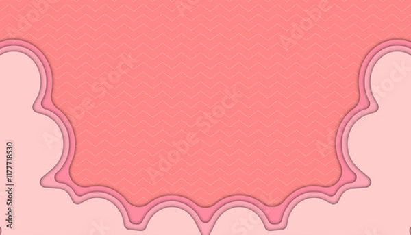 Fototapeta Abstract pastel background with hearts - concept Mother's Day, Valentine's Day, Birthday - spring colors