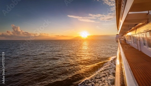 Obraz sunset over the river