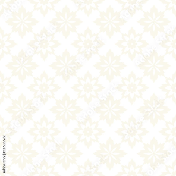 Fototapeta vector seamless pattern with snowflakes